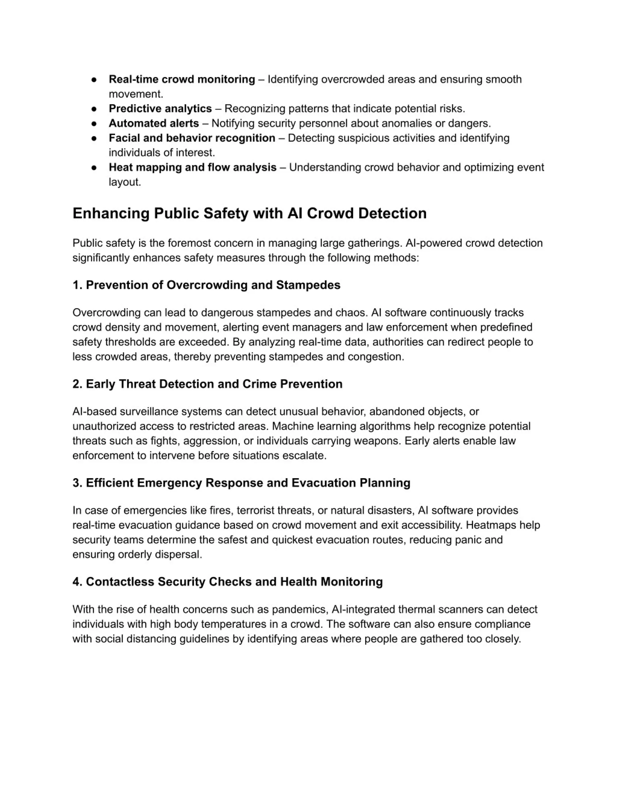 How AI Crowd Detection Software Enhances Public Safety & Events