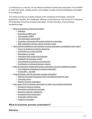 How AI in business process automation is changing the game.pdf
