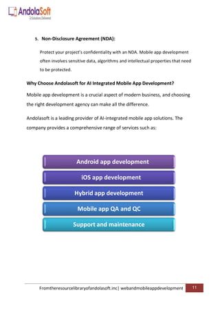 Impact of AI on Modern Mobile App Development | PDF