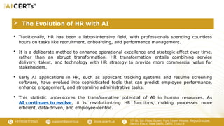 How AI is Transforming Human Resources What You Need to Know. | PPTX