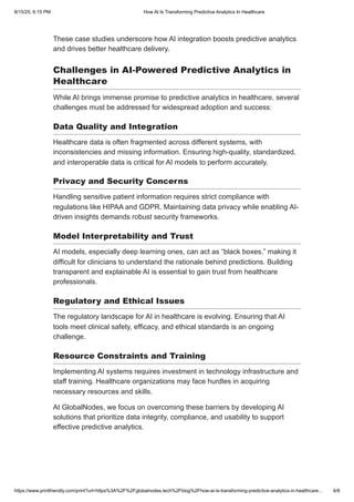 week 06: lecture 30: predictive analytics: building... How AI Is Transforming Predictive Analytics In Healthcare_.pdf