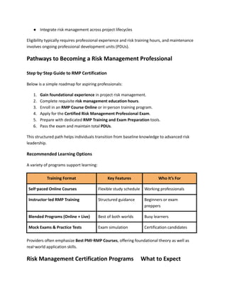 Development Rmp How AI is Revolutionizing Project Risk Assessment and Certification ...