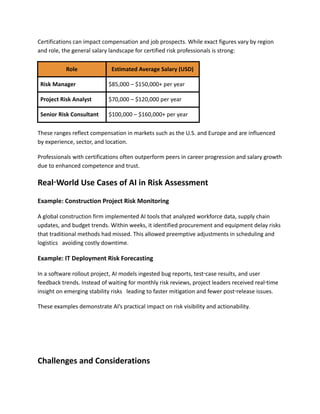How AI is Revolutionizing Project Risk Assessment and Certification ...