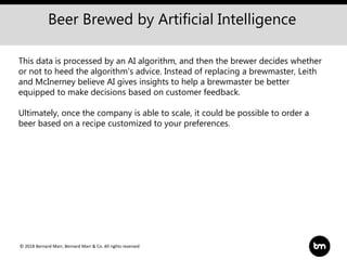 How Artificial Intelligence (AI) Is Used To Make Beer | PPTX