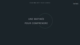 UNE MATINÉE
POUR COMPRENDRE
H O W # A I M E T Y O U R C O M E X
 