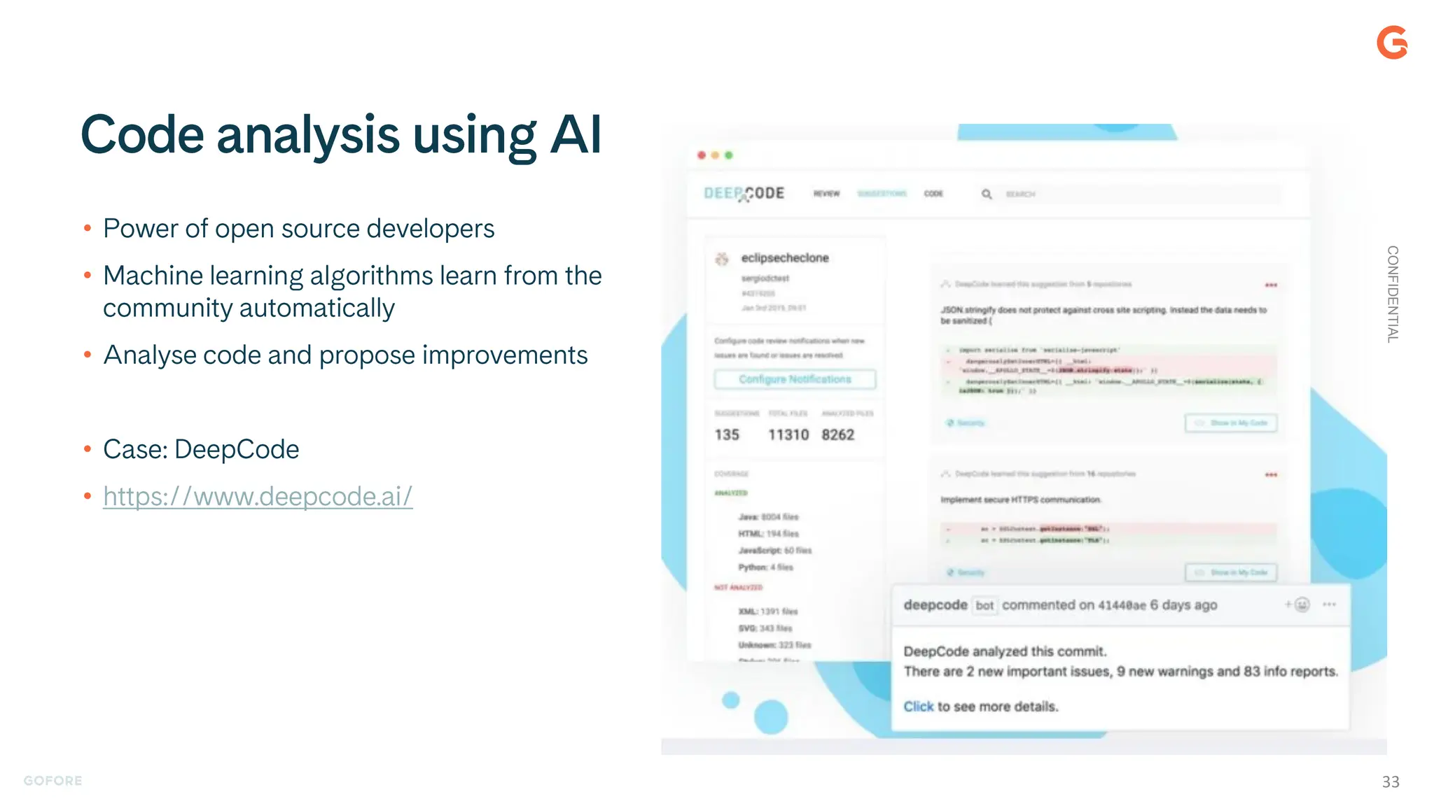 •
•
•
•
•
CONFIDENTIAL
33
 