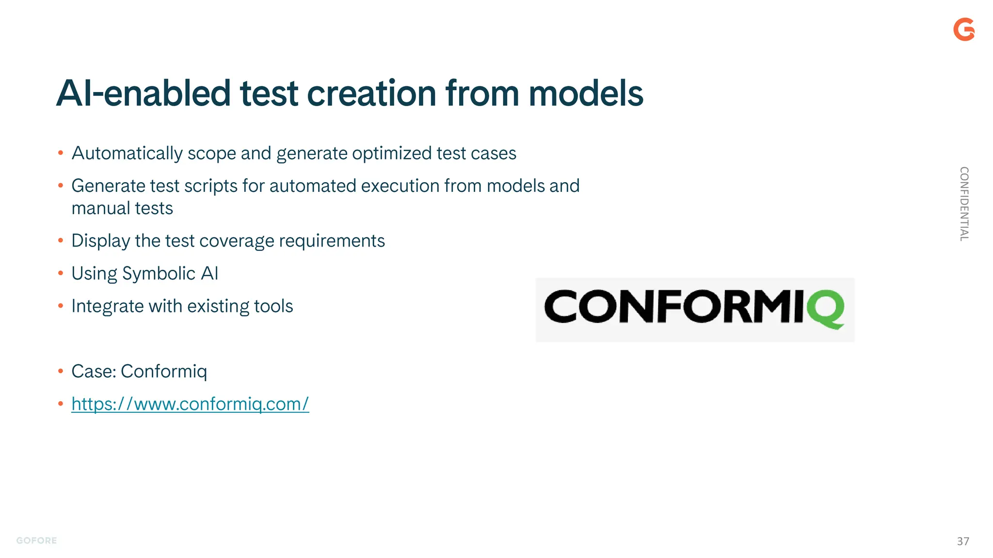 •
•
•
•
•
•
•
CONFIDENTIAL
37
 