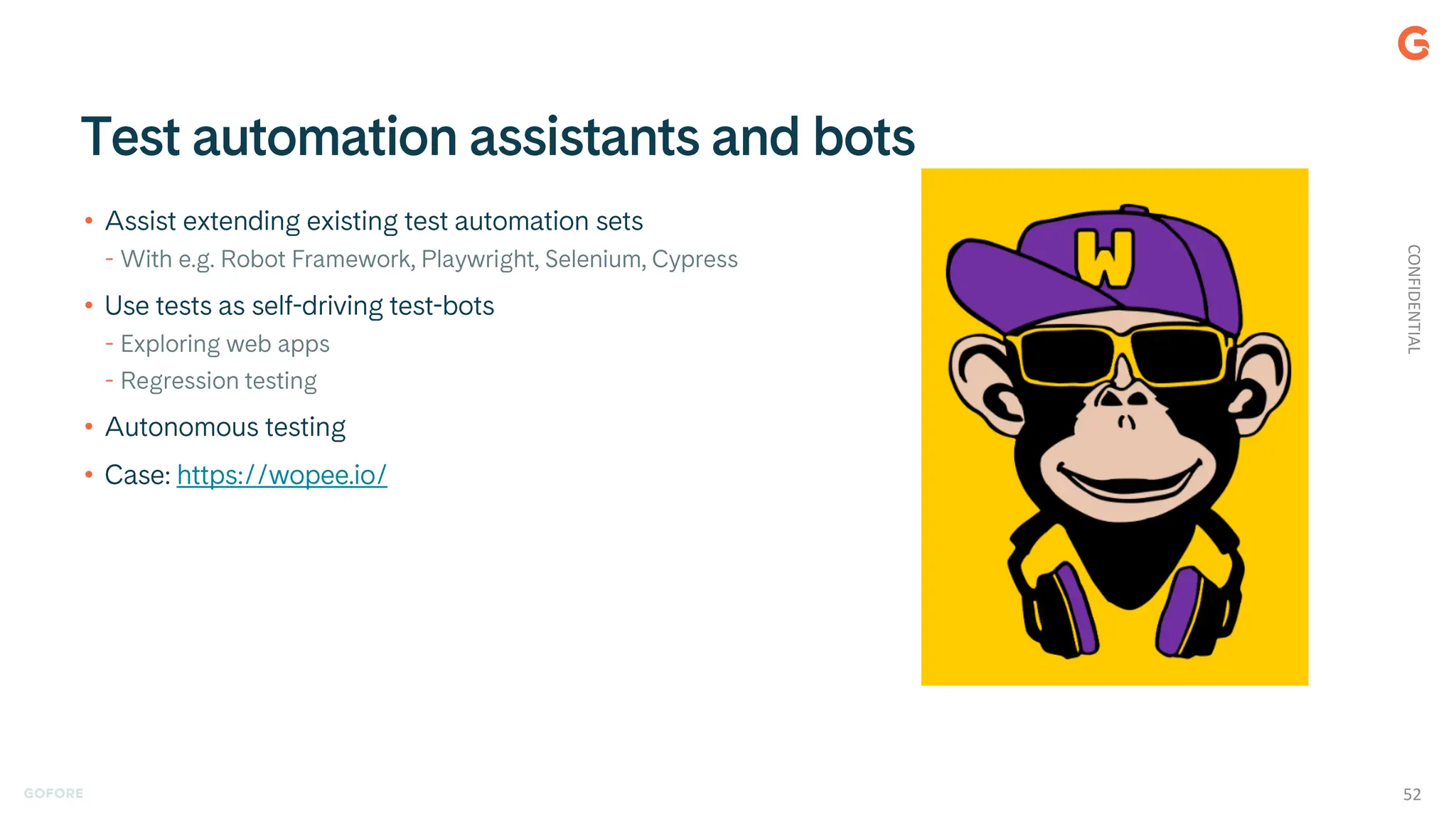 •
•
•
•
CONFIDENTIAL
52
 