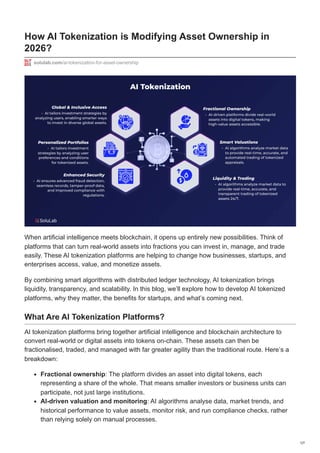 Ai Tokenization Algorithm How AI Tokenization is Modifying Asset Ownership in 2026.pdf
