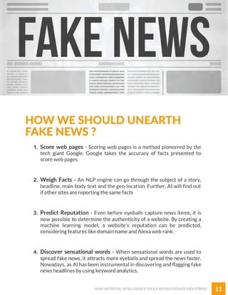 How Artificial Intelligence could help in revolutionizing indudstries