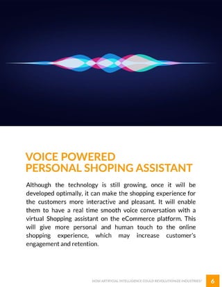 How Artificial Intelligence could help in revolutionizing indudstries