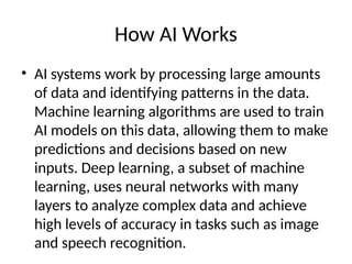 Slide Explaining How Ai Works How AI works in powerpoint slides from AI | PPTX