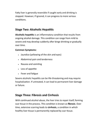 How alcohol affects your liver MagnusJayaraj | PDF