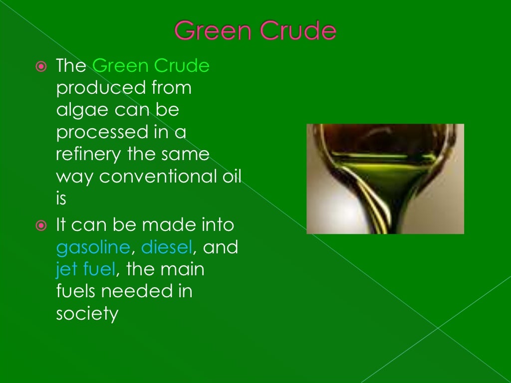 How algae fuel works