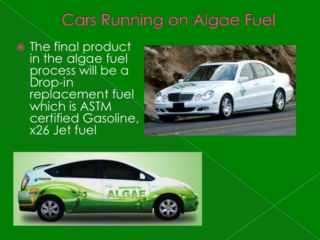 How algae fuel works