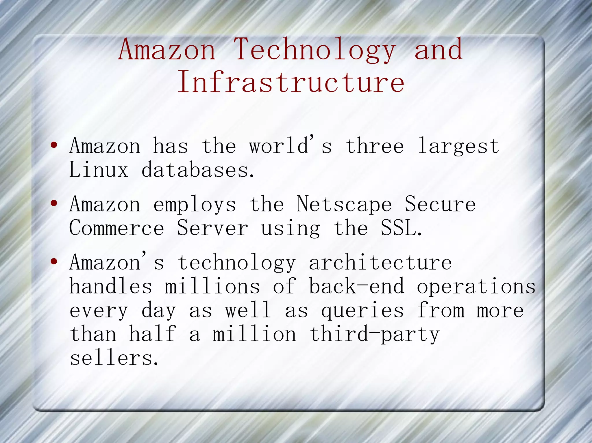 How amazon works ppt free download
