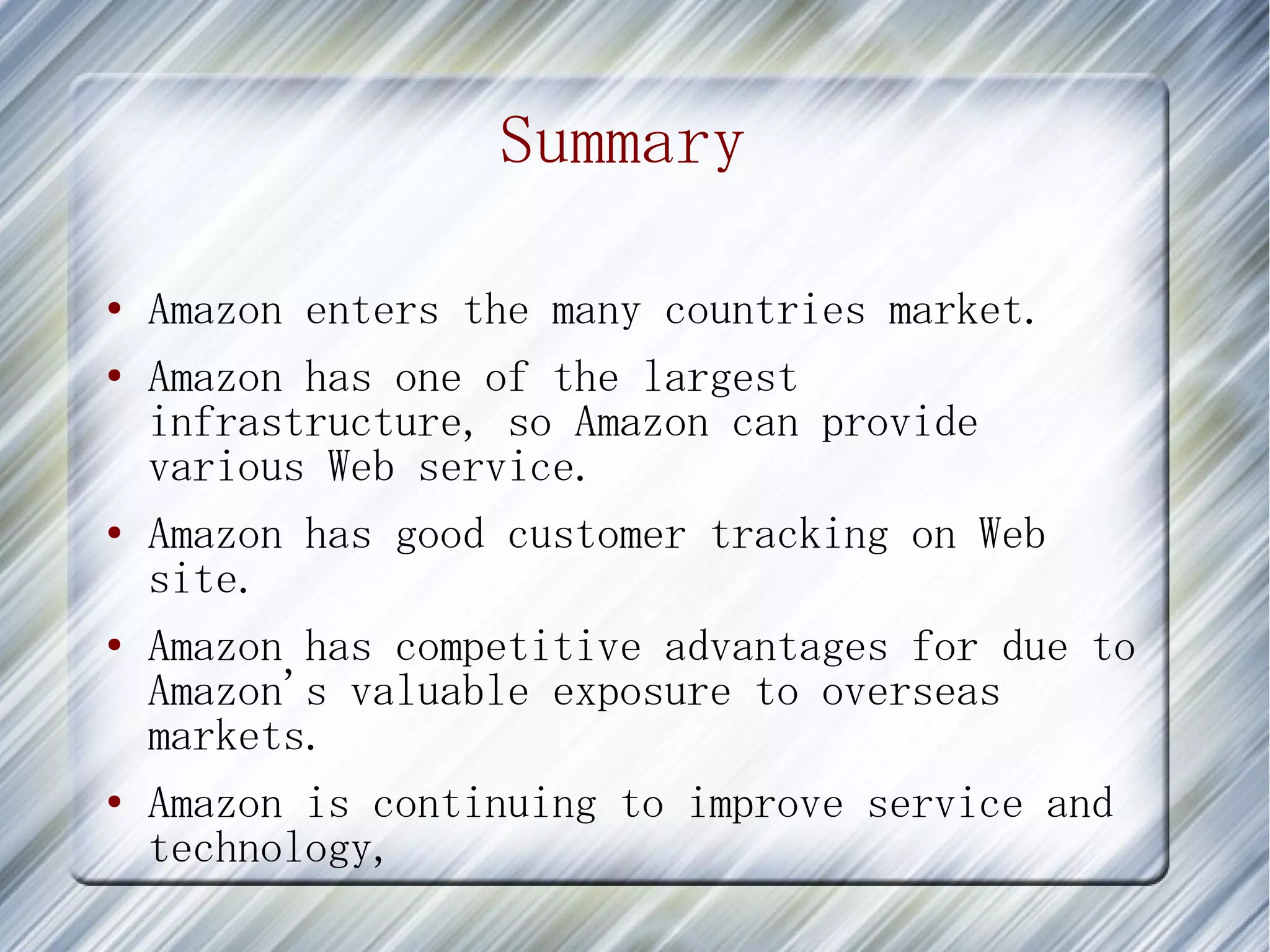 How amazon works ppt free download