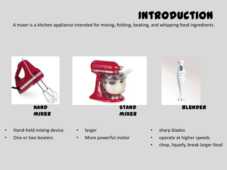 How a handmixer works