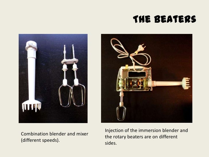 How a handmixer works