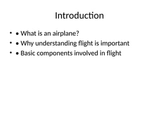 How_an_Airplane_Works_Presentation , the bacics | PPTX