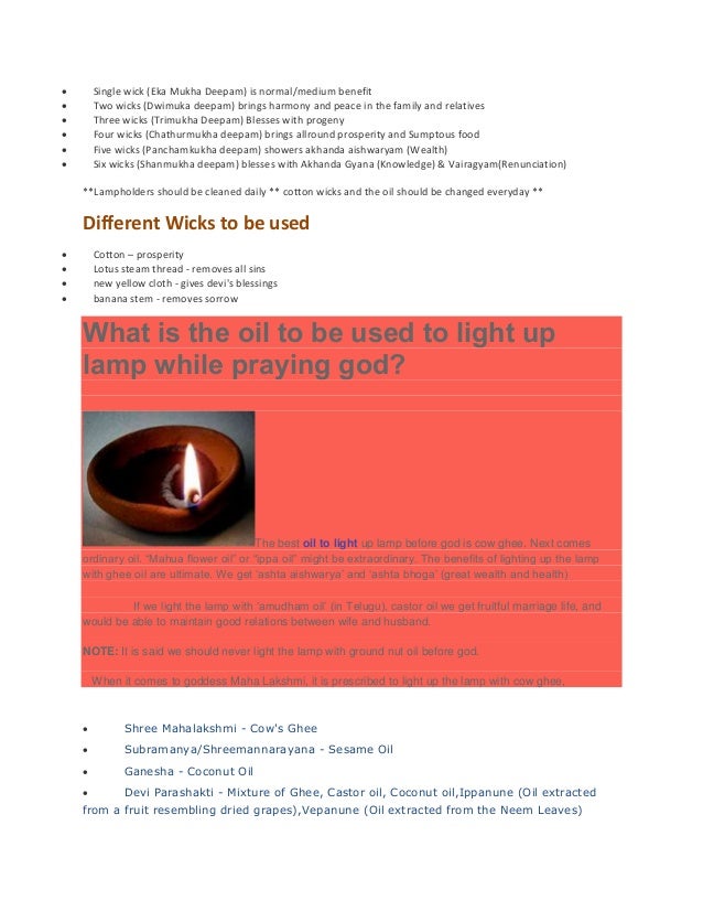 How and why and what to be used and significance of lighting lamp in