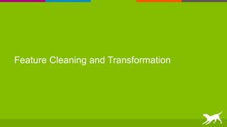 Feature Cleaning and Transformation
 
