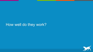 How well do they work?
 