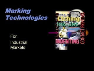 Marking
Technologies

 For
 Industrial
 Markets
 