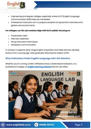 How an ESL Lab Software Improves LSRW & Communication Skills .pdf