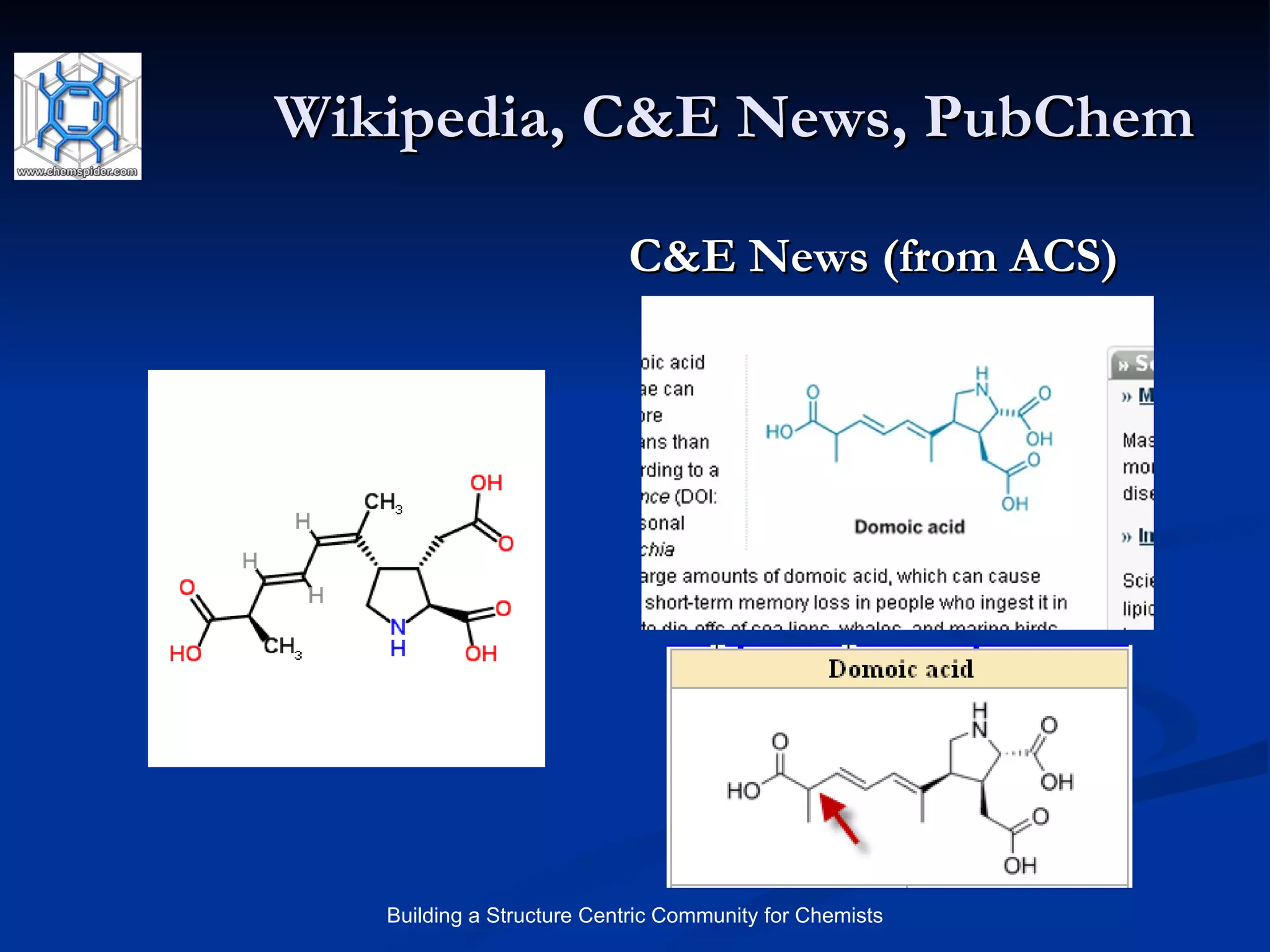 Wikipedia, C&E News, PubChem C&E News (from ACS) 