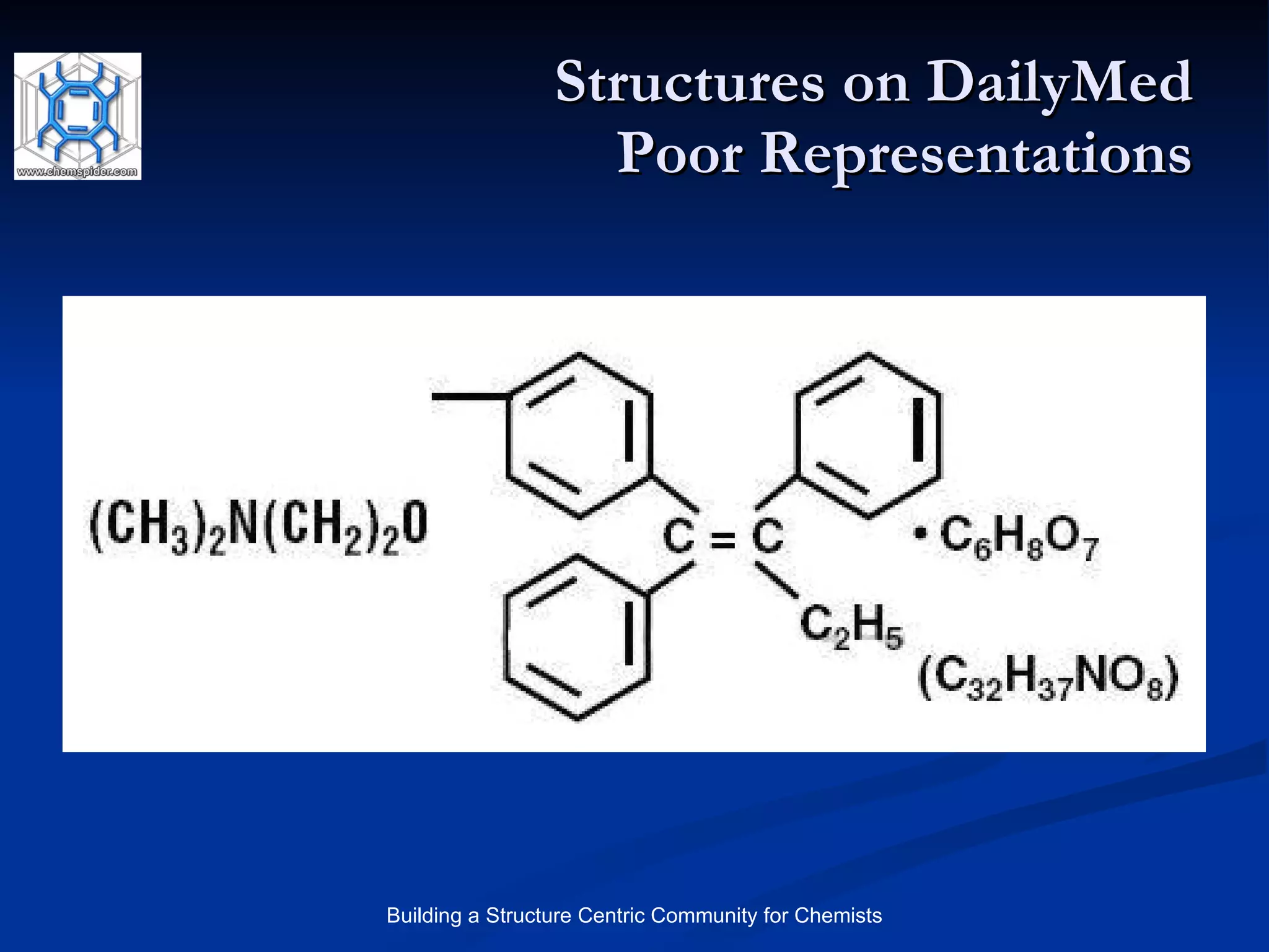 Structures on DailyMed Poor Representations 