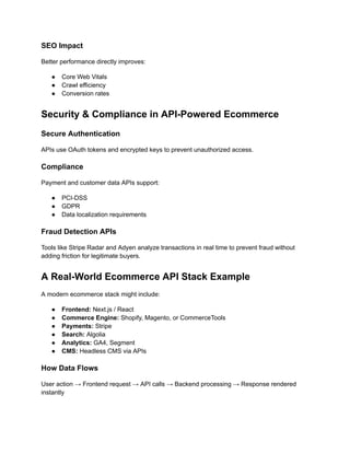 How APIs Power Modern Ecommerce Experiences (With Real-World Examples ...