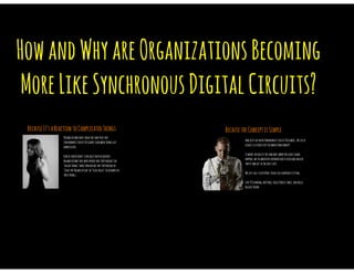 Synchronous vs Asynchronous Digital Circuits as an Analogy to Organizational Dysfunction Applied to DevOps Practices