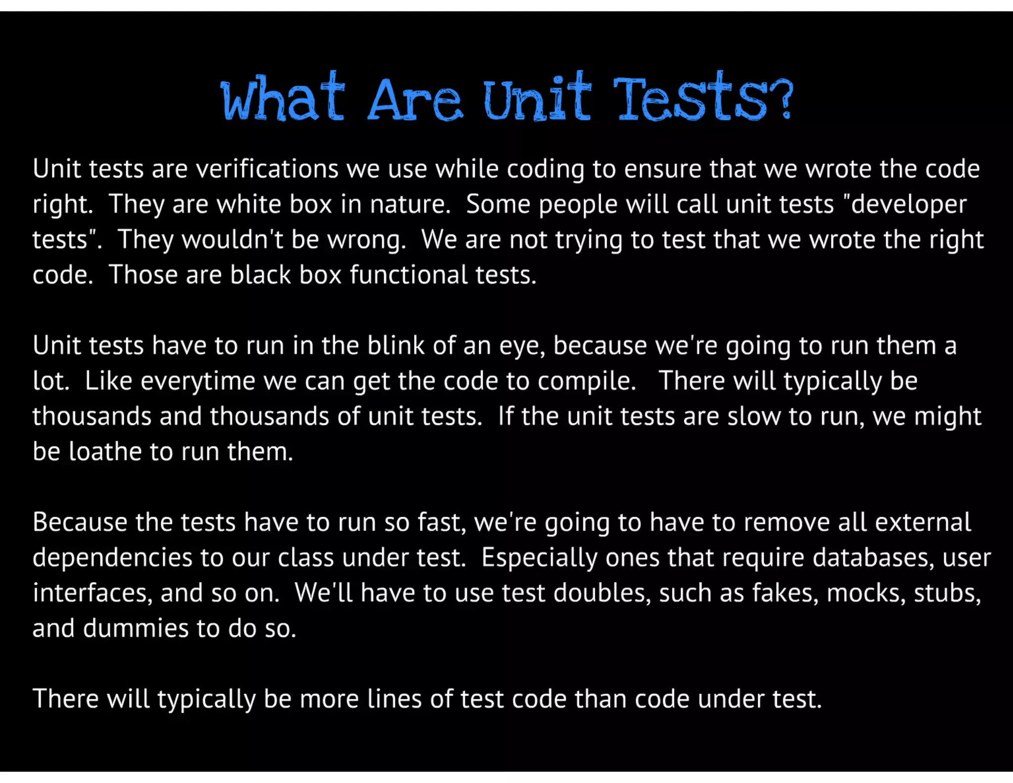 Why Johnny Can't Unit Test His Legacy Code - And What You Can Do About It