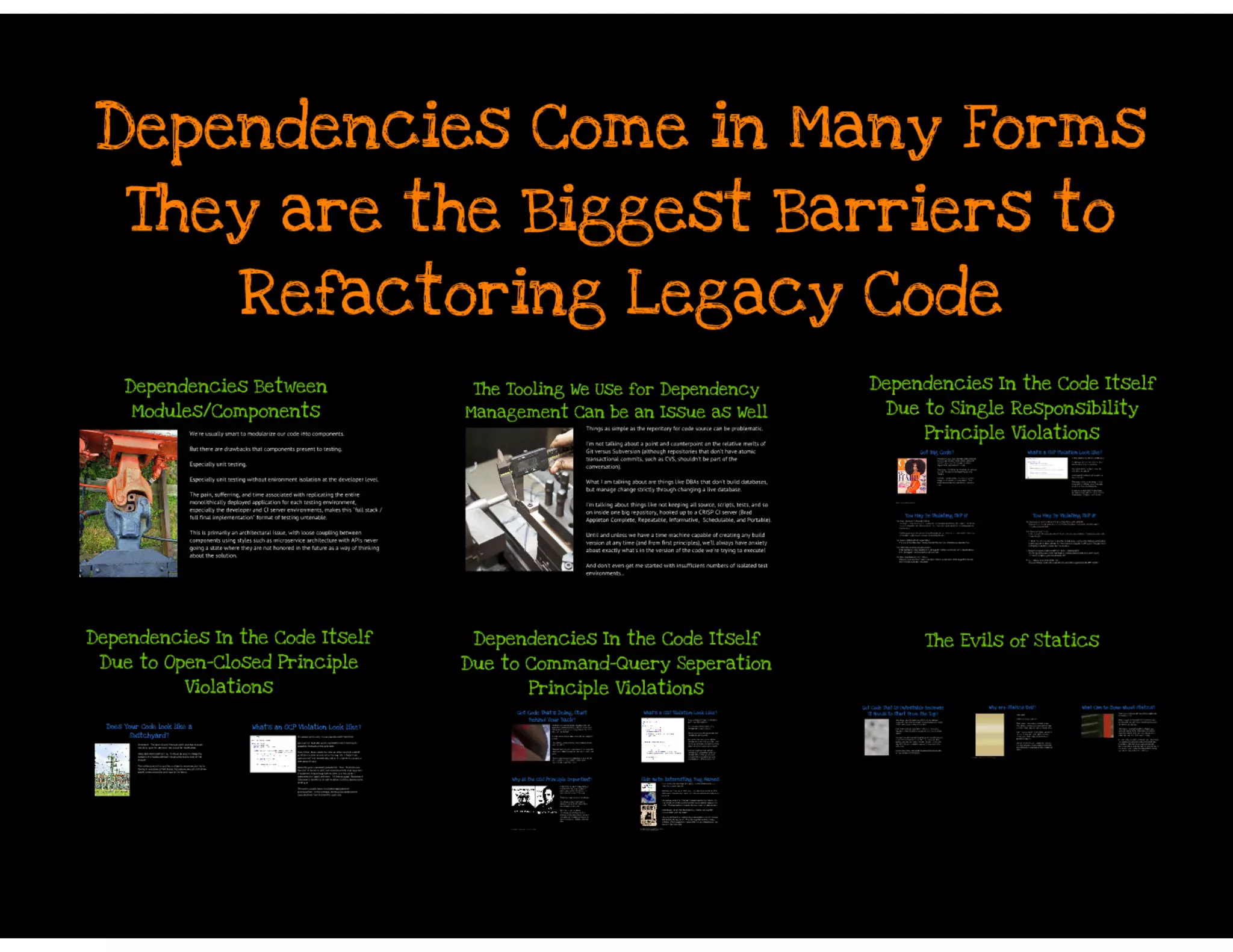 Why Johnny Can't Unit Test His Legacy Code - And What You Can Do About It