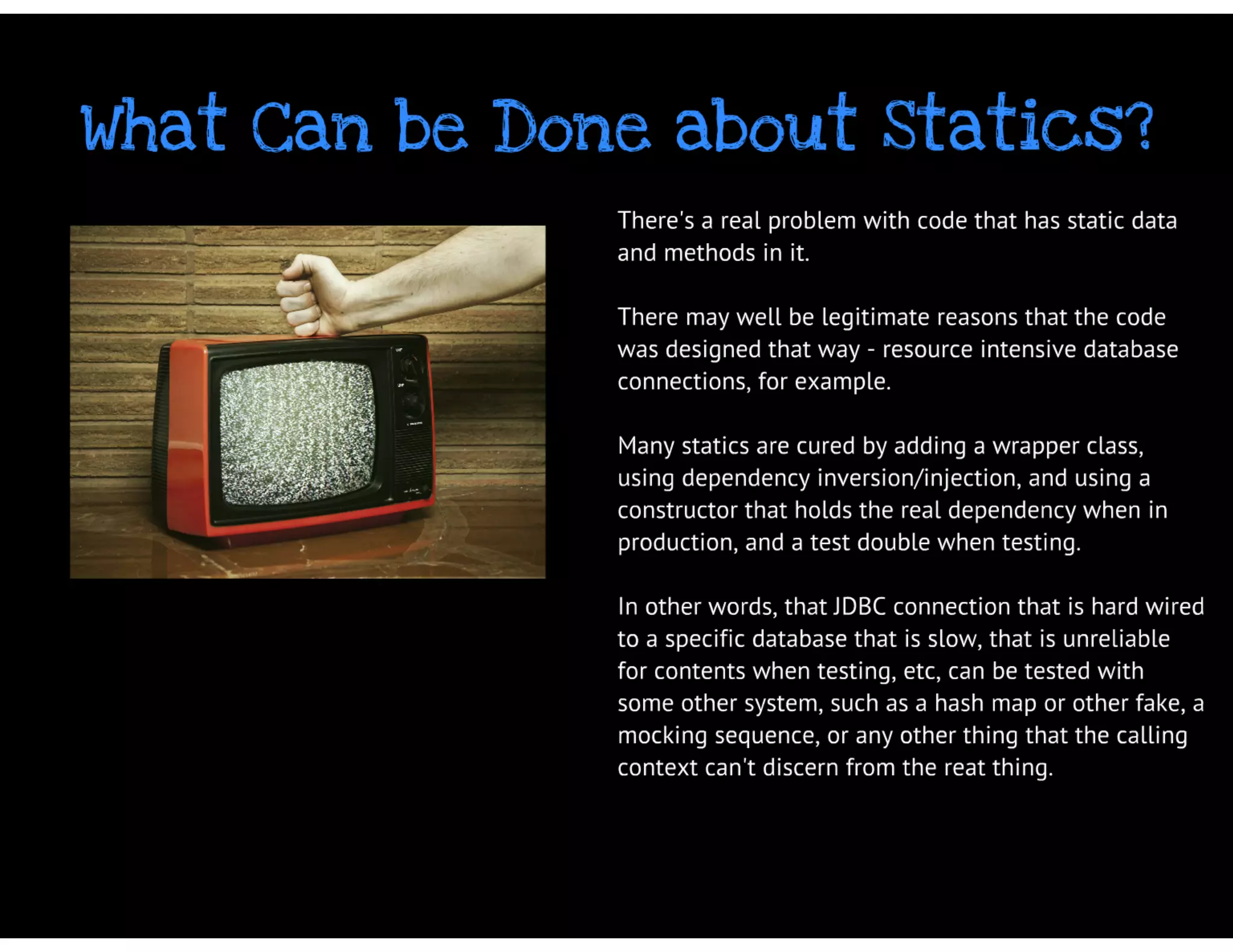 Why Johnny Can't Unit Test His Legacy Code - And What You Can Do About It