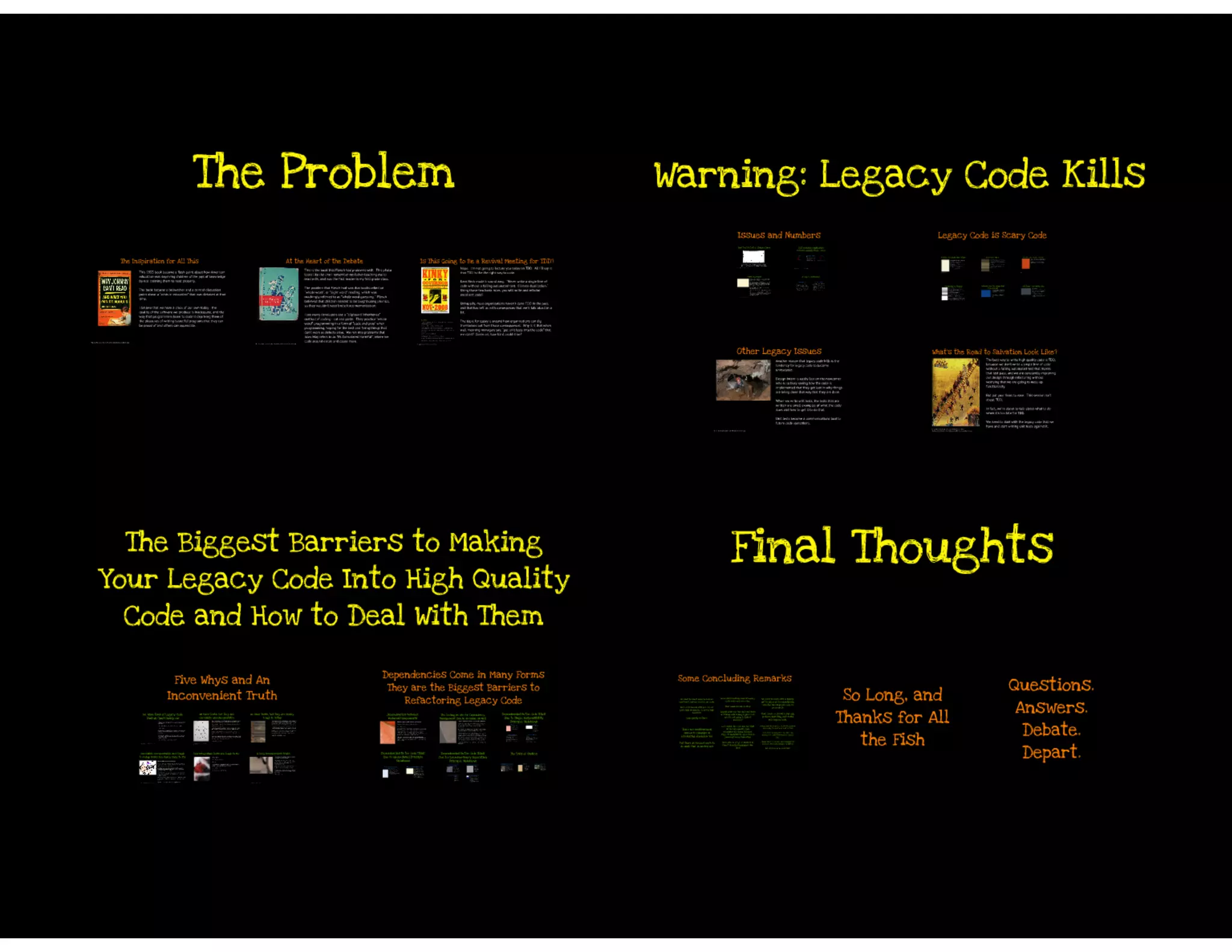 Why Johnny Can't Unit Test His Legacy Code - And What You Can Do About It