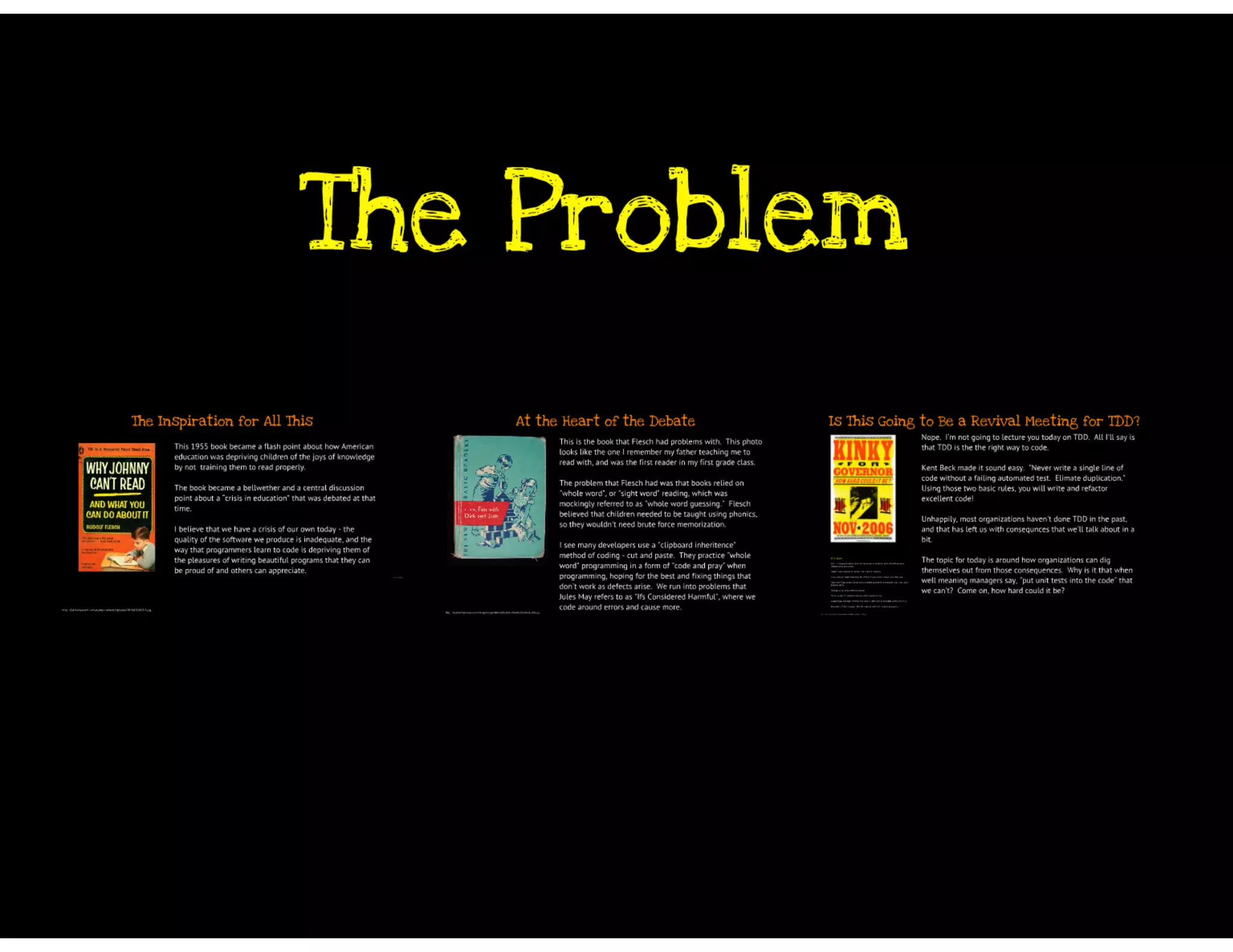 Why Johnny Can't Unit Test His Legacy Code - And What You Can Do About It