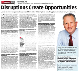 Howard Elias interview The Economic Times, March 29, 2012