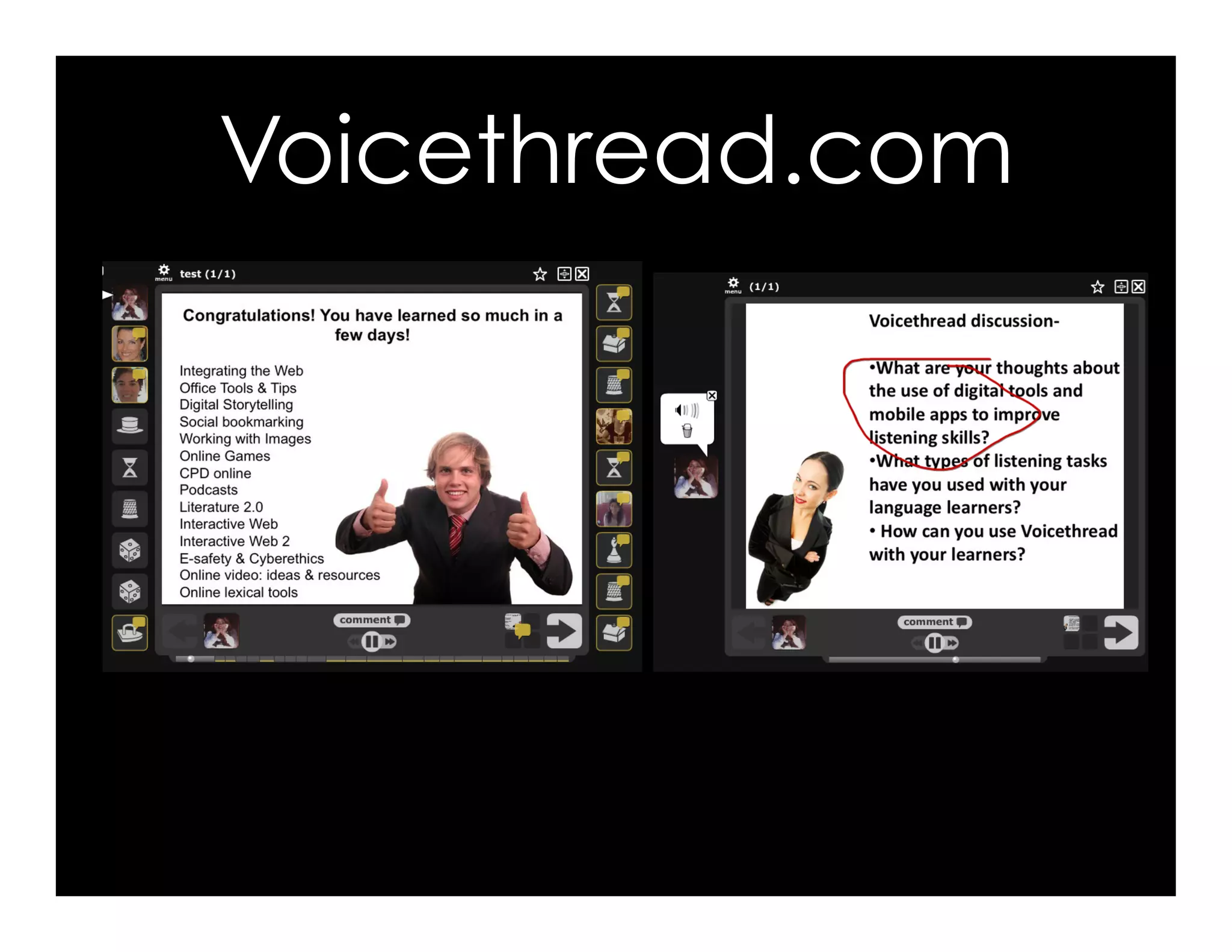 Voicethread.com
 