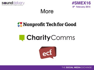 8th February 2015
#SMEX16
More
 