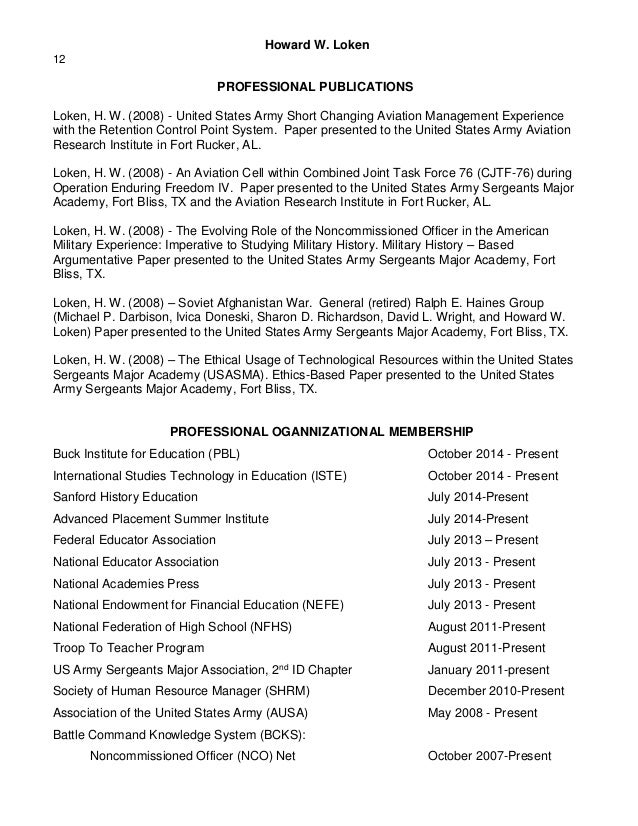 adjunct professor resumes