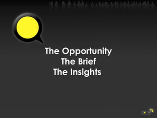 The Opportunity The Brief The Insights  