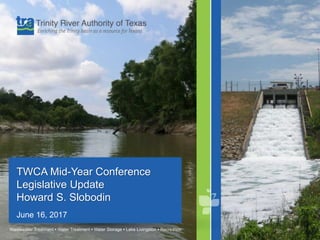 TWCA Mid-Year Conference
Legislative Update
Howard S. Slobodin
June 16, 2017
 