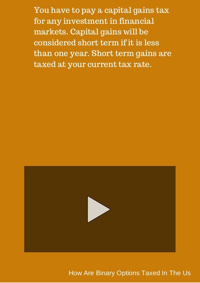 Binary options in the us