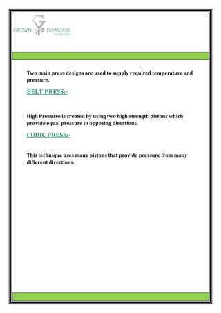HOW ARE LAB CREATED DIAMONDS MADE? | PDF