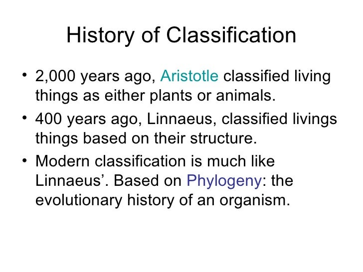 How Are Living Things Classified?