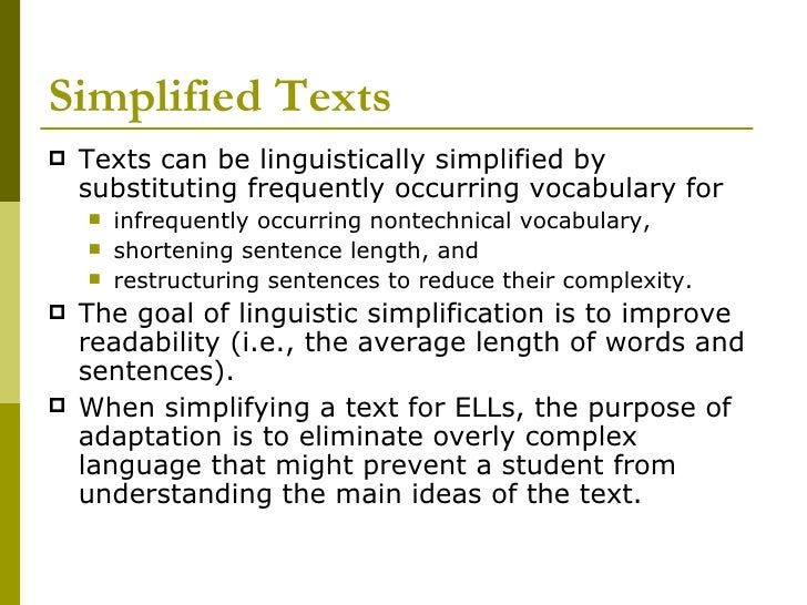 How Are Texts Adapted