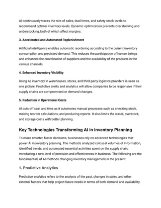 How Artificial Intelligence Enhances Inventory Planning and Efficiency ...