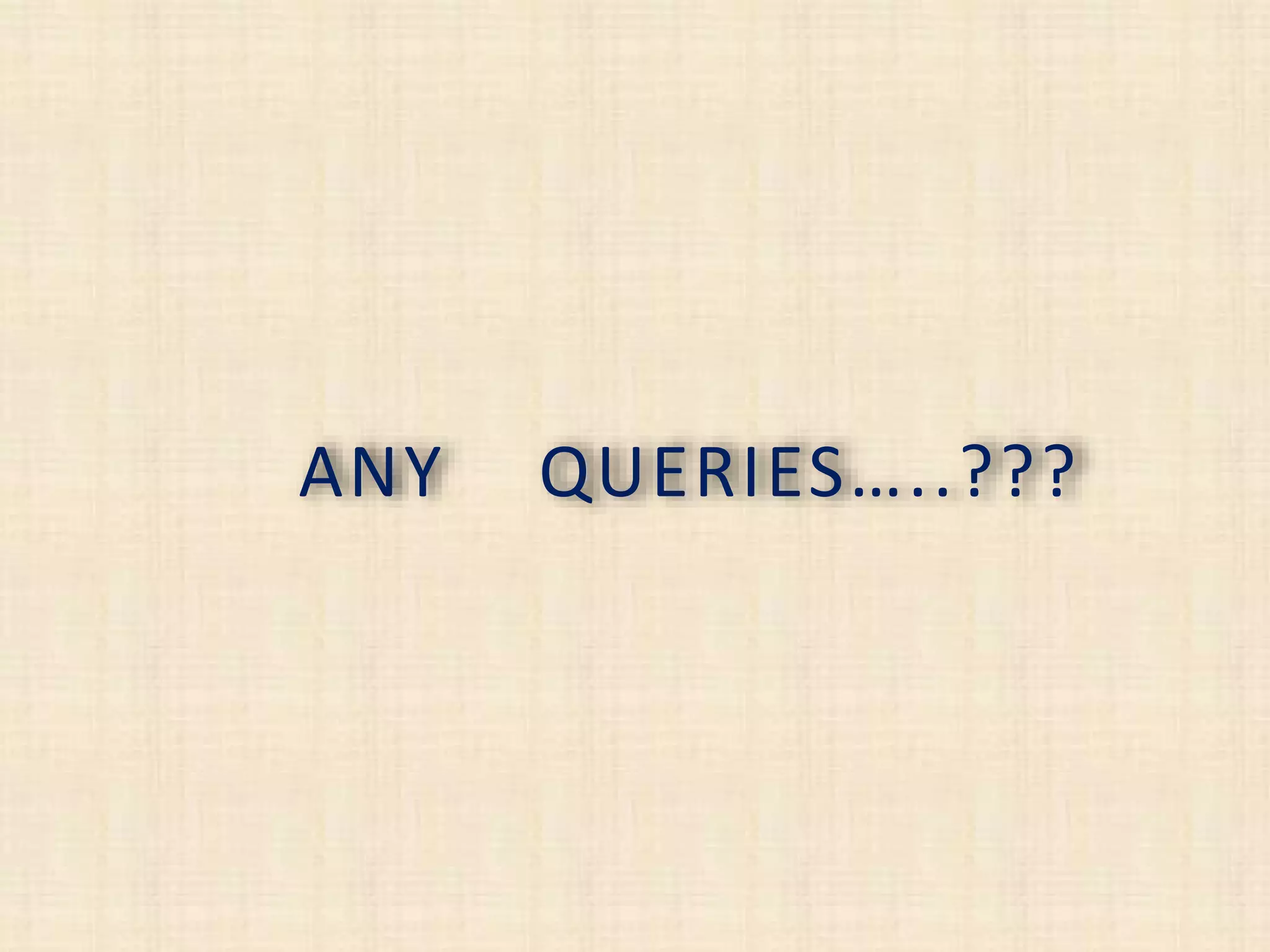 ANY QUERIES…..???
 